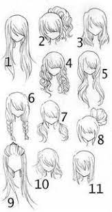 Draw A Different Hairstyle Manga Realistic Hair Drawing Drawing Hair Tutorial Learn To Draw Anime
