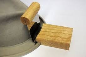 Curling Iron Guy Morse Brown Hat Blocks