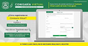 La crisis por coronavirus hizo que carabineros abriera la comisaría virtual, un sitio web donde se pueden pedir salvoconductos, dejar constancias y reclamos. Carabineros De Chile A Partir Del Lunes 10 De Agosto La Comisariavirtual Cl Habilitara Gradualmente La Obtencion De Los Permisos Temporales Individuales Con Tu Acceso Como Usuario O Claveunica En La Siguiente