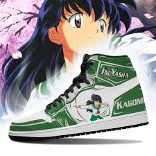 Мэгуми ямамото, масаси икэда, хитоюки мацуи 🥇. Kagome Jordan Sneakers Inuyasha Anime Sneakers Leather