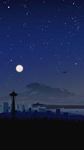 We have an extensive collection of amazing background images carefully chosen by our community. Night Seattle Skyline Wallpaper Pemandangan Anime Fotografi Alam Estetika Langit
