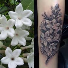 Flower tattoos can be pretty and rather feminine looking, but all the same there is considerable variety with regard to the style and overall look of the flower tattoo designs are also popular amongst men, but then they are usually incorporated in a tribal design, or combined with a skull, cross or dagger. And These That Almost Look Like The Real Thing Sampaguita Flower Filipino Tattoos Filipino Tribal Tattoos