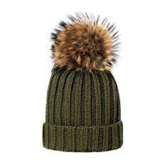Beanies offer a comfortable feel and make an adorable cold weather complement to sweaters, hoodies, and long sleeves. Hat With Fur Pompom Lamb Wool Raccoon Fur Welovefurs