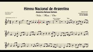 See more of himno nacional argentino on facebook. Himno Nacional De Argentina Partitura De Violin Flauta Y Oboe Argentina National Anthem Youtube