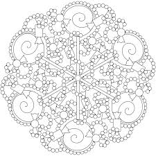 Printable rose mandala coloring pages. Rose Mandala Coloring Page Simple Mandala Coloring Page Simple Coloring Home