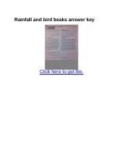 Check spelling or type a new query. Rainfall And Bird Beaks Answer Key Docx Rainfall And Bird Beaks Answer Key Click Here To Get File 5 Pages 1 Rainfall And Bird Beaks Gizmo Assessment Course Hero