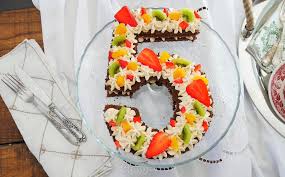 Cake vanille et son coeur au chocolat. Number Cake Number Cake