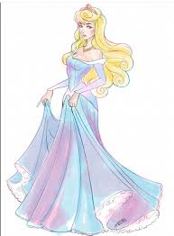Aurora With Blue And Pink Dress Disney Princess Aurora Disney Favorites Cute Disney