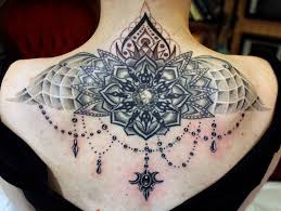 Pin By Kat On Tattoos Shoulder Tattoos For Women Crystal Tattoo Back Tattoo