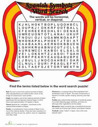 Las frutas/fruits word search worksheet. Spain Word Search Worksheet Education Com