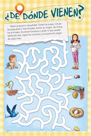 Hoy os quiero proponer varios laberintos para imprimir, que pueden hacer niños de todas las edades a partir de los 3 años, desde un laberinto para 2.3 el gran libro de los laberintos. Laberinto De Donde Vienen Actividades De La Escuela Dominical Ninos Cristianos Ninos