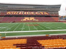 Tcf Bank Stadium View From Lower Level 111 Vivid Seats