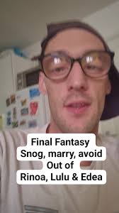 Final fantasy snog marry avoid with Rinoa, Lulu and Edea. I'm marrying  Rinoa Snogging Edea Avoiding Lulu (potentially toxic 🤣) What about you