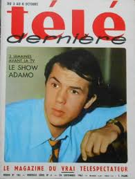 Salvatore adamo ‎ (cd, album). Salvatore Adamo Tele Derniere Magazine 29 September 1965 Cover Photo France