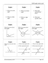 Measuring Angles Worksheet Pdf Gcse Angle Revision Cards In 2020 Angles Worksheet Measuring Angles Worksheet Measuring Angles