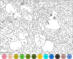 These aren't your childrens coloring pages. Coloring Pages Coloring By Number Pages For Adults