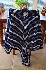 Crochet Granny Square Lap Blanket In Dallas Cowboys Colors Free Pattern Written Out For Beginners Granny Square Granny Square Crochet Pattern Crochet Blanket