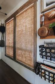 Limited time sale easy return. How To Make Burlap Roller Shades No Sew Mountainmodernlife Com