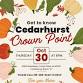 Get to know Cedarhurst event in Crown Point, IN