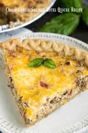 Cream Cheese Sausage Rotel Dip Quiche Is Seriously Delicious All The Flavors Of Our Favorite Dip In A Quiche Just Add A Salad A Quiche Recipes Recipes Quiche