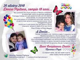 Join facebook to connect with piera maggio and others you may know. Denise Pipitone Compie 18 Anni I Genitori Rimarremo Sempre In Attesa Del Tuo Ritorno