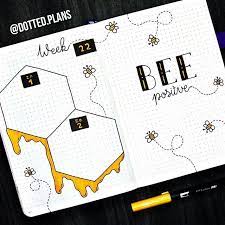 Bee Positive Something I Need To Work On More Weekly Weeklyspread Bullet Journal Ideas Pages Bullet Journal Inspiration Bullet Journal Books