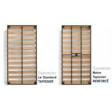 Sommiers pour personnes à forte corpulence / en surpoids. Sommier Renforce 140x190 Matelas No Stress