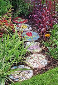 Choose your idea from this board. 12 Ideas For Cheap And Simple Homemade Garden Decorations