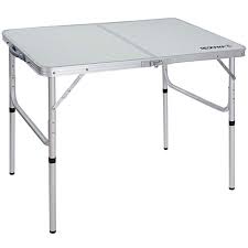 Redcamp Aluminum Folding Table For Camping Foldable And Adjustable 35 4 X23 6 X15 27 6 Revi Aluminum Folding Table Folding Table Adjustable Height Table
