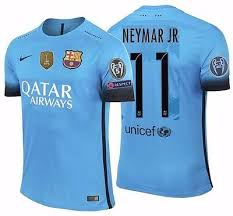 Fc barcelona new font 2015/16. Nike Neymar Jr Fc Barcelona Authentic Champions League Third Jersey 2015 16 Ebay