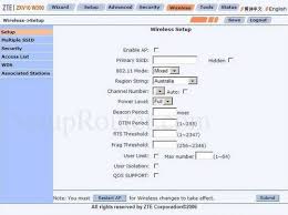 Dimana wifi id ini bisa menghubungkan beberapa perangkat dalam satu koneksi internet. Setup Wifi On The Zte Zxv10 W300