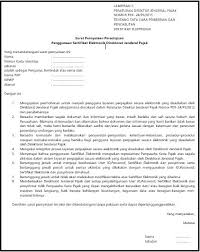 Surat Pernyataan Persetujuan Penggunaan Surat Elektronik Djp Contoh Seputar Surat