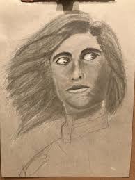 Work in progress: captain marvel portrait after Dave Keenan poster, in Keith  Becker's Keith's Drawings Comic Art Gallery Room