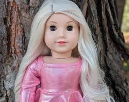 OOAK Custom American Girl Doll Anya White Blonde Hair Brown Eyes Lightest  Skin Tone Joss Mold Anna Freckles