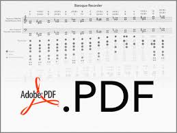 44 Unfolded Recorder Fingering Chart Pdf