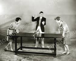 Ping Pong Game Vintage 8x10 Reprint Of Old Photo Table Tennis Joan Crawford Ping Pong