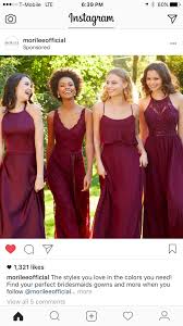 Pin By Erin Wharton On Dama De Amor Different Bridesmaid Dresses Bridesmaid Bridesmaid Dresses Marsala