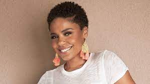 Sanaa Lathan Talks Self Care Body Image And That Bizarre Beyonce Biting Rumor The New Sta Short Natural Hair Styles Natural Hair Styles Short Hair Styles