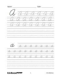 Use the arrows on the chart below. Letters Cursive Practice Letters And Words Edboost