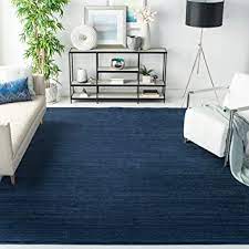 Dark blue carpet living room. Amazon Com Safavieh Vision Collection Vsn606n Modern Ombre Tonal Chic Non Shedding Stain Resistant Living Room Bedroom Area Rug 9 X 12 Navy Furniture Decor