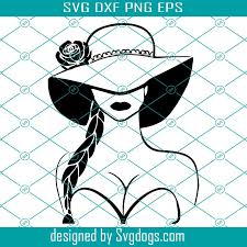 Download Sexy Woman With Hat And Long Braid Svg Girl Svg Mom Svg Svgdogs