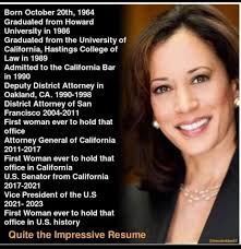 Kamala Harris Qualifications for President of the United States