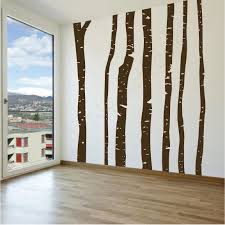 Birch Tree Vinyl Wall Decal Birch Forest Forest Wall Decals Birch Tree Wall Decal Tree Wall Decal