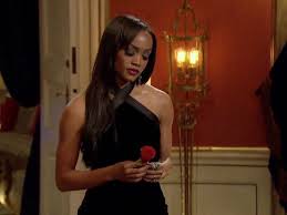 Rachel Lindsay S Black Halter Gown On The Bachelorette Fall Wedding Gowns Wedding Blueprint Bachelorette Fashion