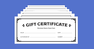 When you finish filling out the text boxes for your free printable. Download Free Gift Certificate Templates From Square