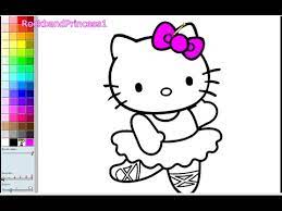 Swan lake ballet coloring pages. Hello Kitty Coloring Pages Youtube