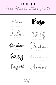 The conventional tattoo designs include calligraphy scripts like chinese lettering, medieval fonts, gothic lettering, tribal tattoos or classic cursive fonts. 10 Free Handwriting Fonts Alicat Design Co Free Fonts Handwriting Free Handwritten Fonts Handwriting Fonts
