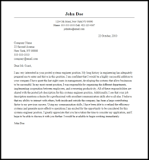 In the same way that you might reference resume samples, the following engineer cover letter example will help you to write a cover letter that best highlights your experience and qualifications. Professional Systems Engineer Cover Letter Sample Writing Guide Resume Now