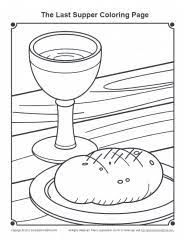 It teaches kids about holy thursday, especially if you read the bible story that goes with it (john 13). Last Supper Coloring Page For Maundy Thursday On Sunday School Zone