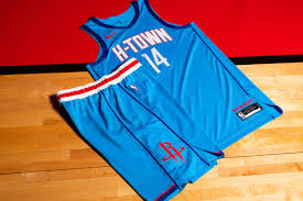 Check out our brooklyn nets jersey selection for the very best in unique or custom, handmade pieces from our men's clothing shops. Rockets Debut Baby Blue City Edition Jersey For 20 21 Season The Dream Shake